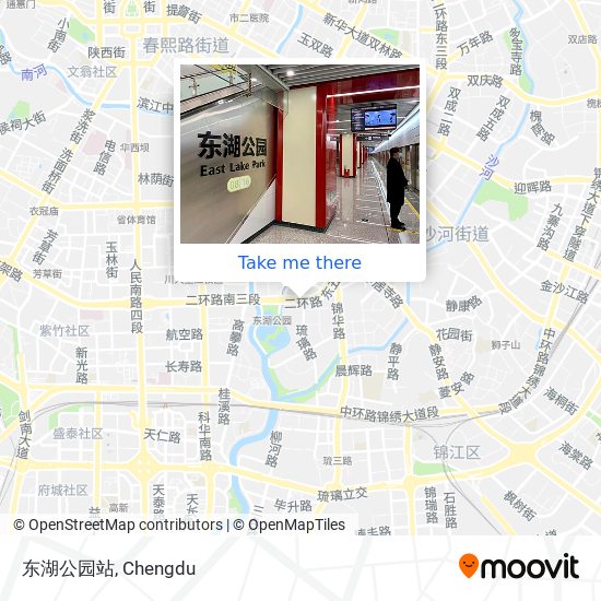 东湖公园站 map