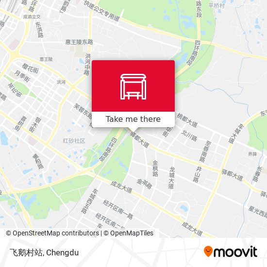 飞鹅村站 map