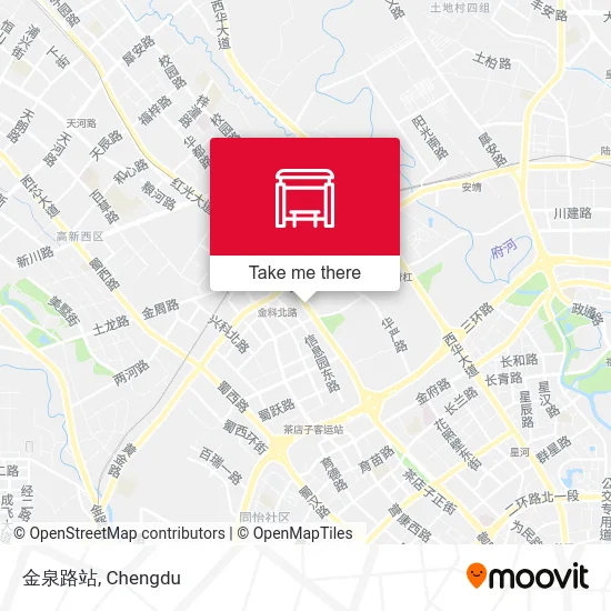 金泉路站 map