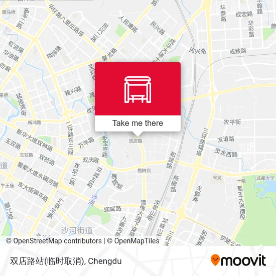 双店路站(临时取消) map