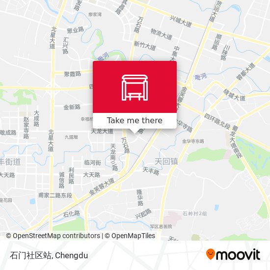 石门社区站 map