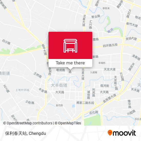 保利春天站 map