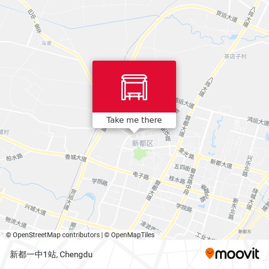新都一中1站 map