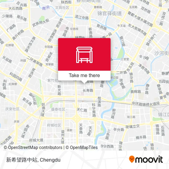新希望路中站 map