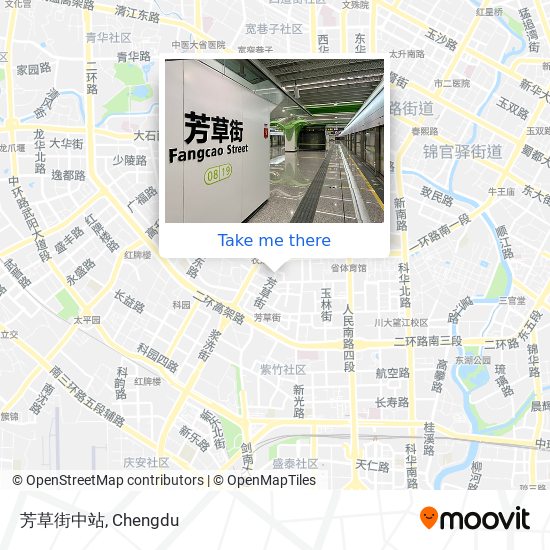 芳草街中站 map