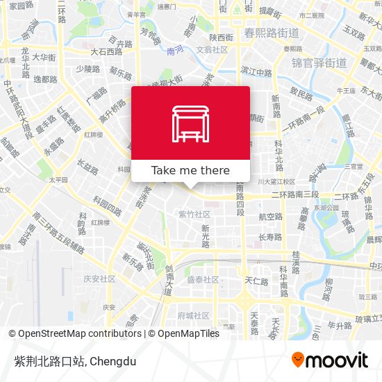 紫荆北路口站 map