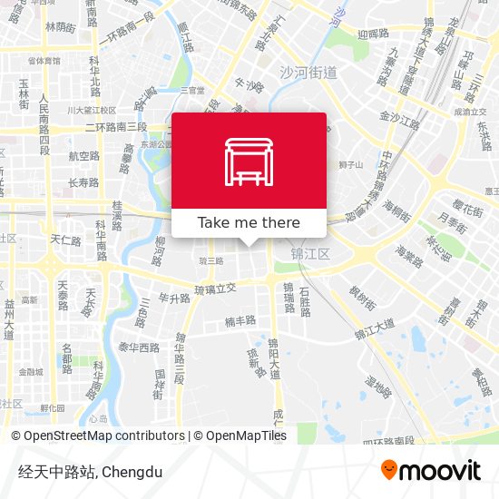 经天中路站 map