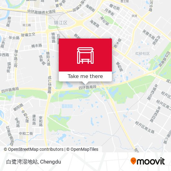 白鹭湾湿地站 map