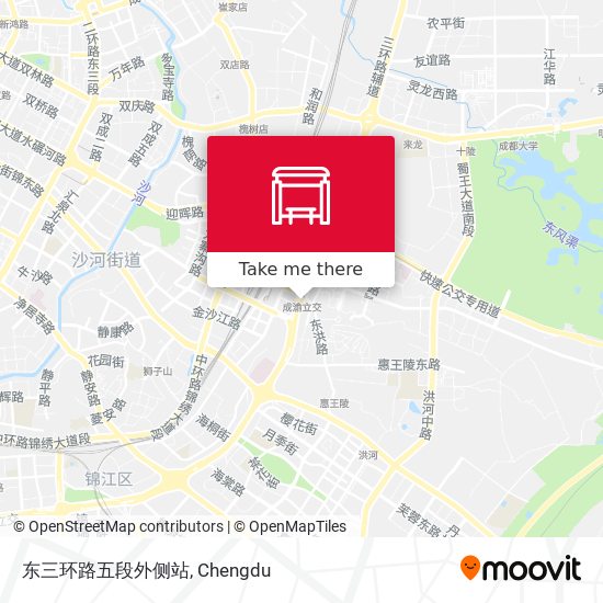东三环路五段外侧站 map