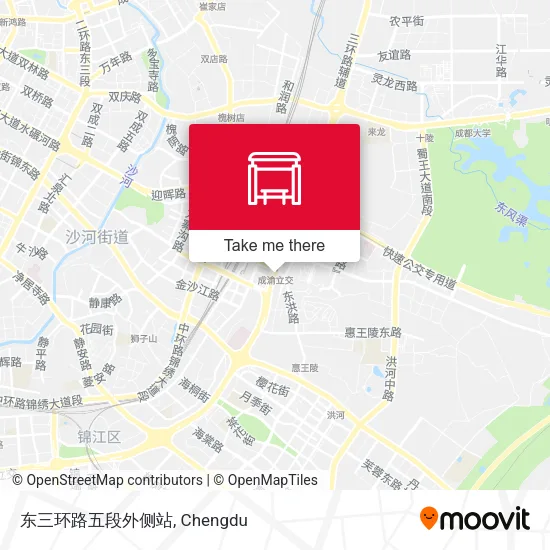 东三环路五段外侧站 map