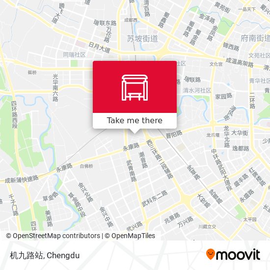 机九路站 map