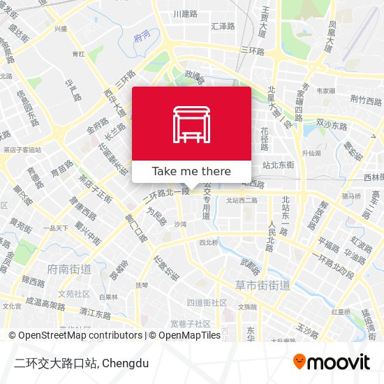 二环交大路口站 map