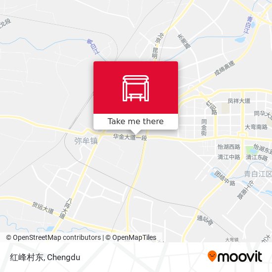 红峰村东 map