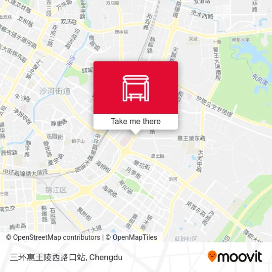 三环惠王陵西路口站 map