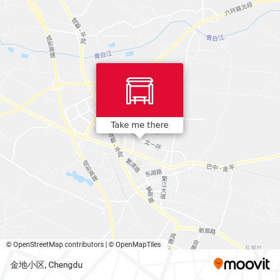 金地小区 map