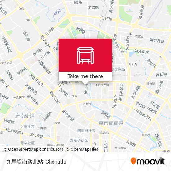 九里堤南路北站 map