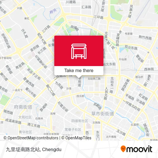 九里堤南路北站 map