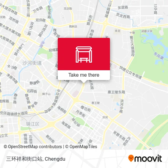 三环祥和街口站 map