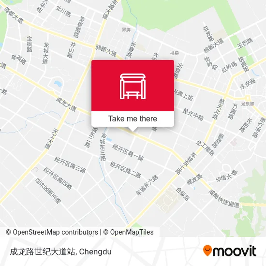 成龙路世纪大道站 map