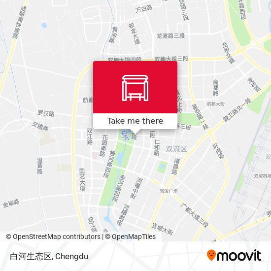 白河生态区 map