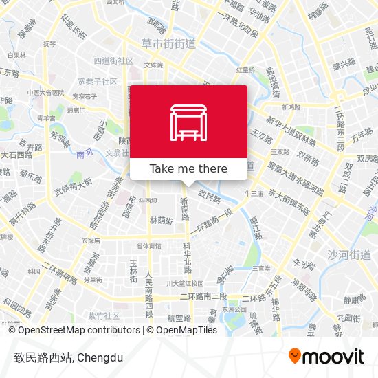 致民路西站 map
