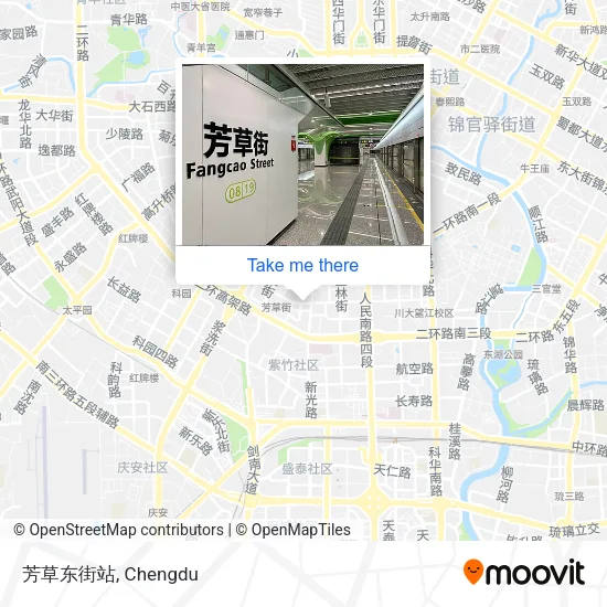 芳草东街站 map