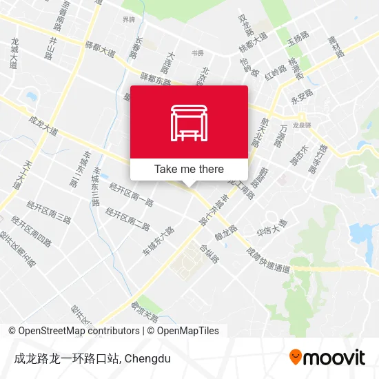成龙路龙一环路口站 map