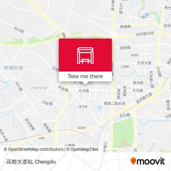 花都大道站 map