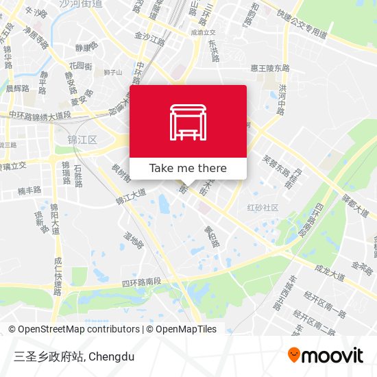 三圣乡政府站 map