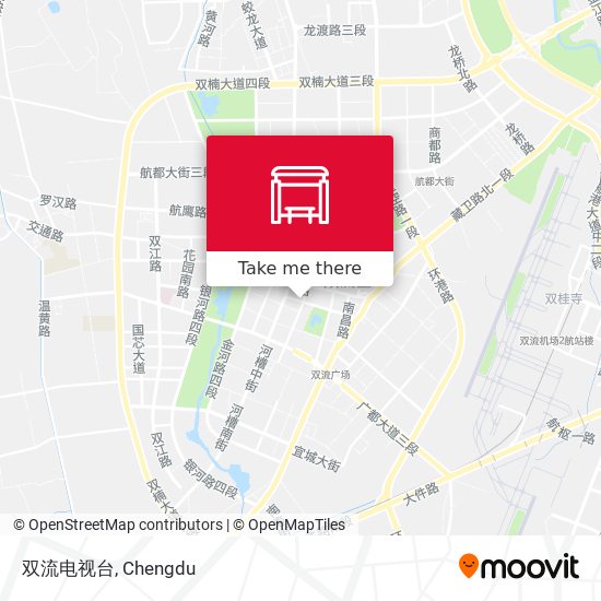 双流电视台 map