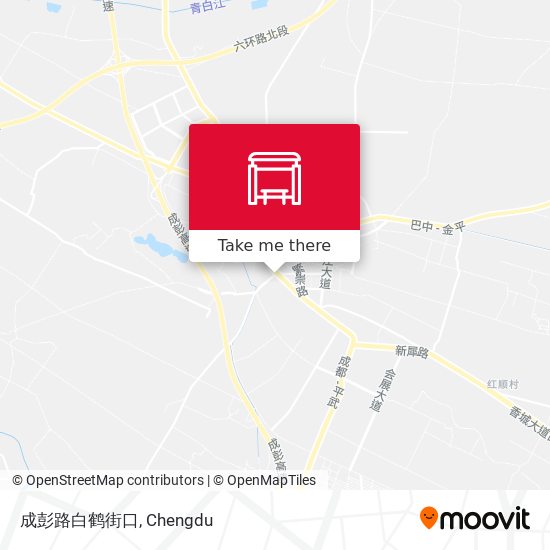成彭路白鹤街口 map
