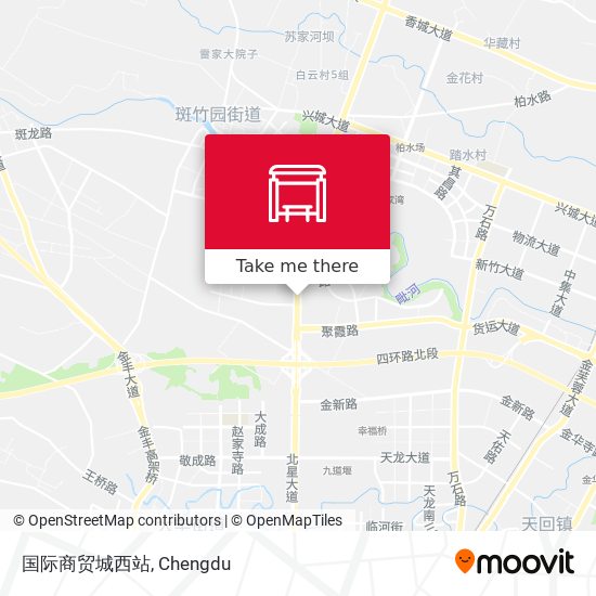国际商贸城西站 map