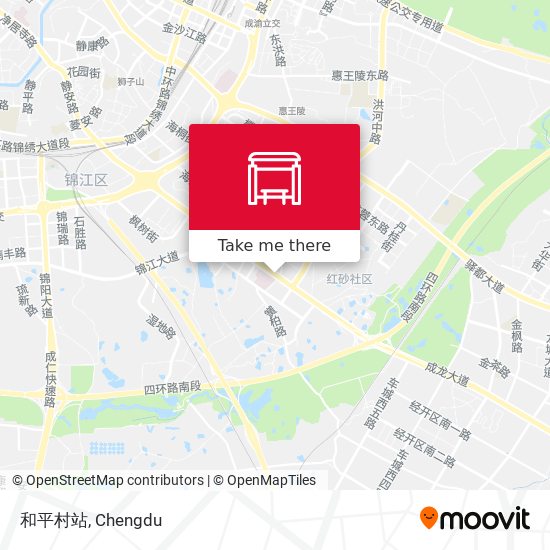 和平村站 map