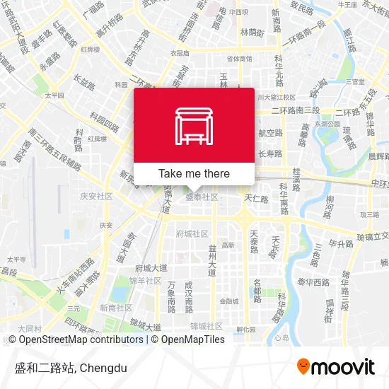 盛和二路站 map