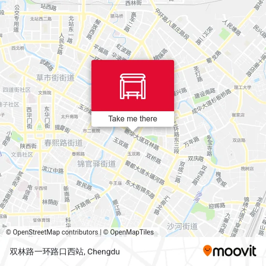 双林路一环路口西站 map