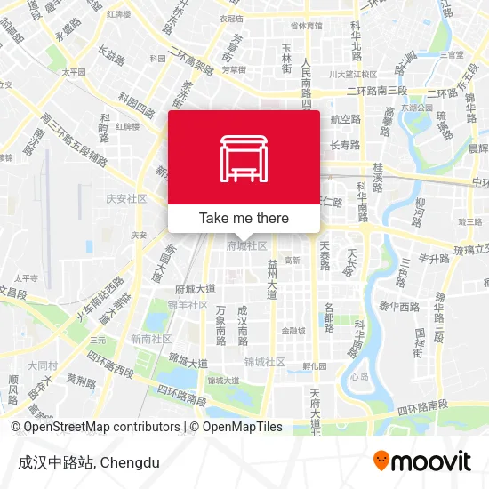 成汉中路站 map