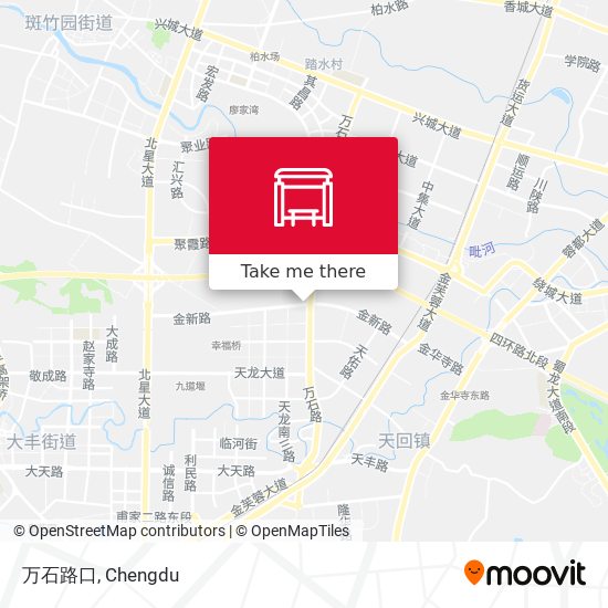 万石路口 map