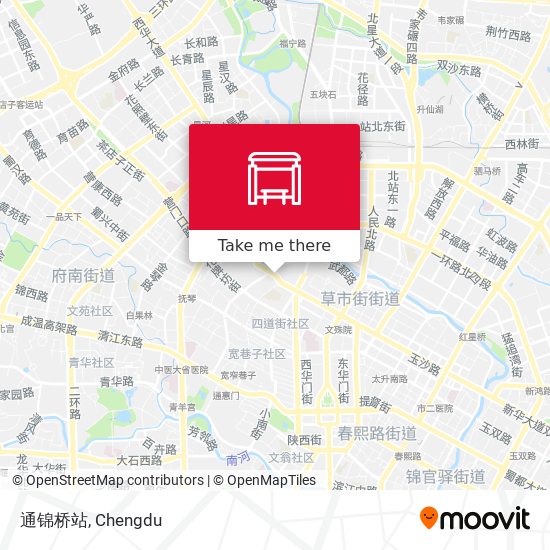 通锦桥站 map