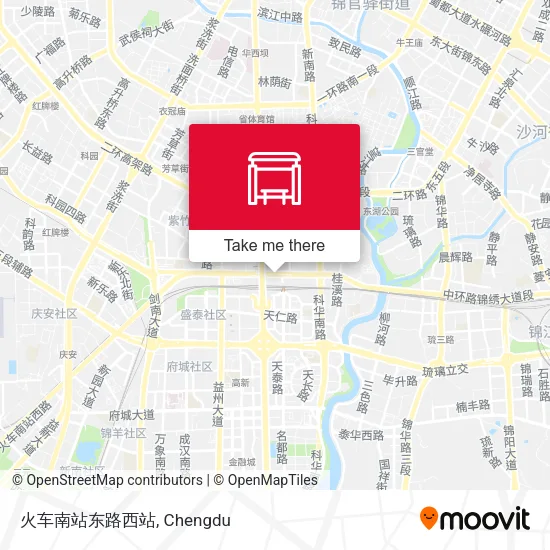 火车南站东路西站 map