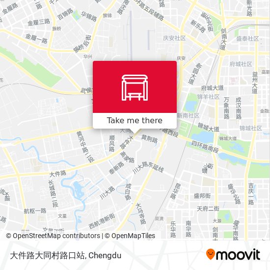 大件路大同村路口站 map
