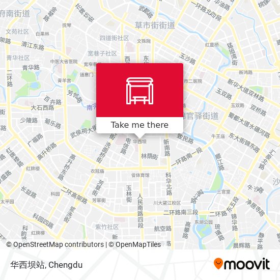 华西坝站 map