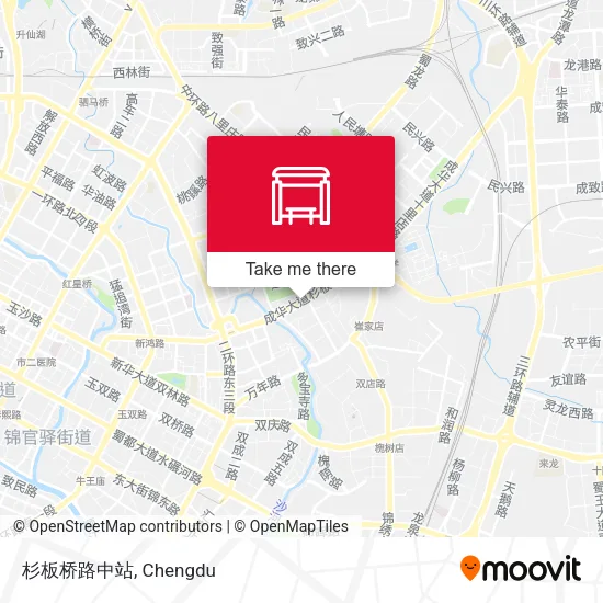 杉板桥路中站 map