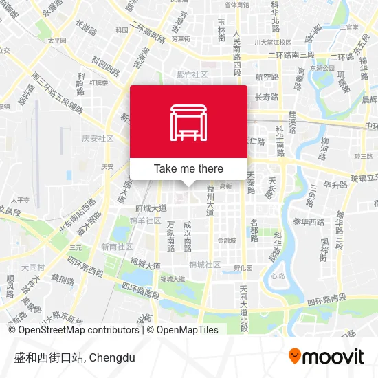 盛和西街口站 map