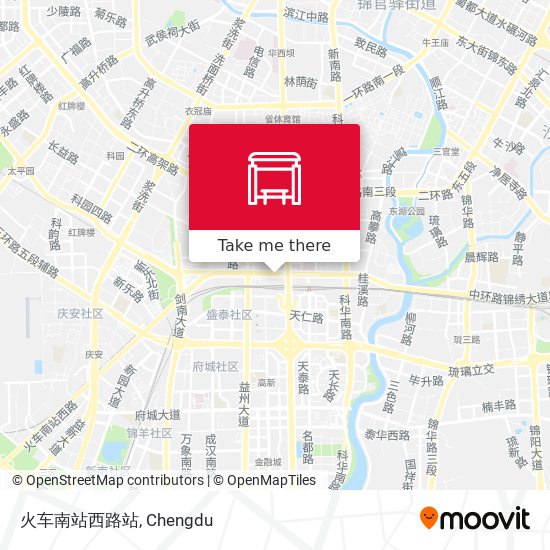火车南站西路站 map