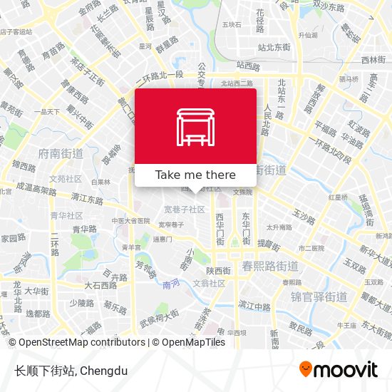 长顺下街站 map