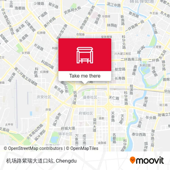 机场路紫瑞大道口站 map