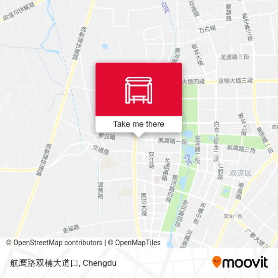 航鹰路双楠大道口 map