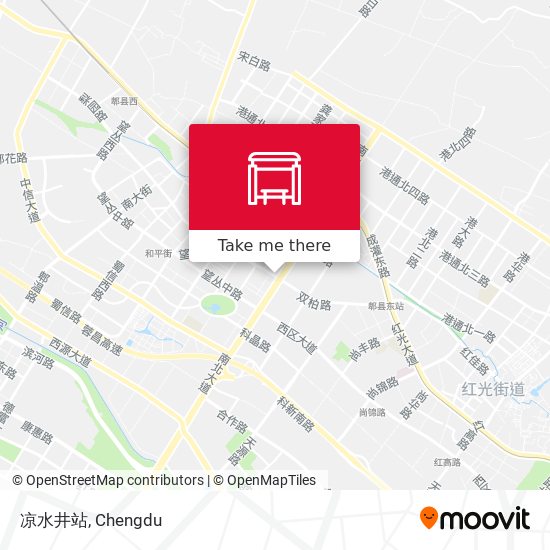 凉水井站 map