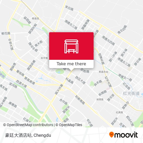 豪廷大酒店站 map