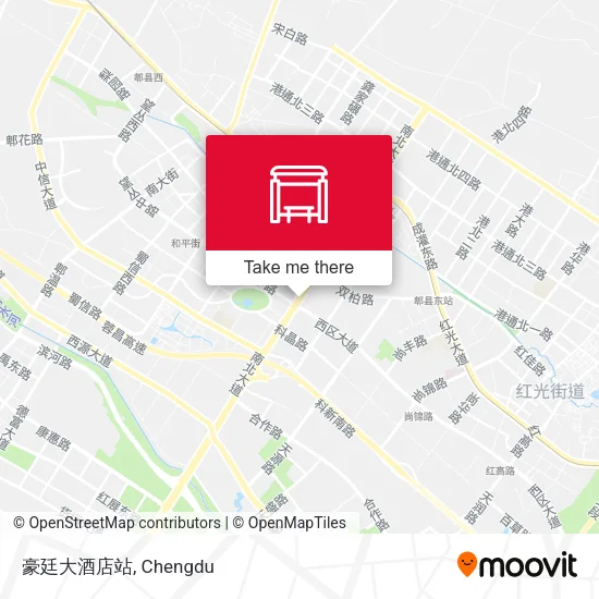 豪廷大酒店站 map